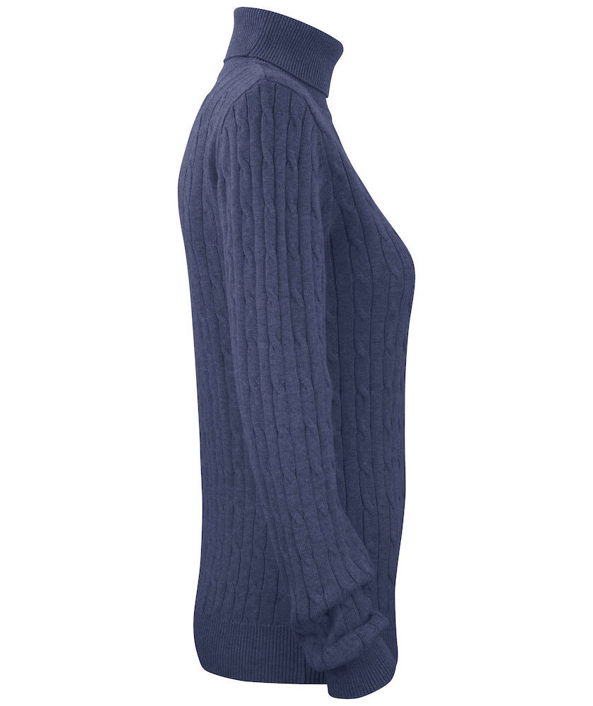 Cutter & Buck Blakely women's turtleneck, Navy melange, large image number 2