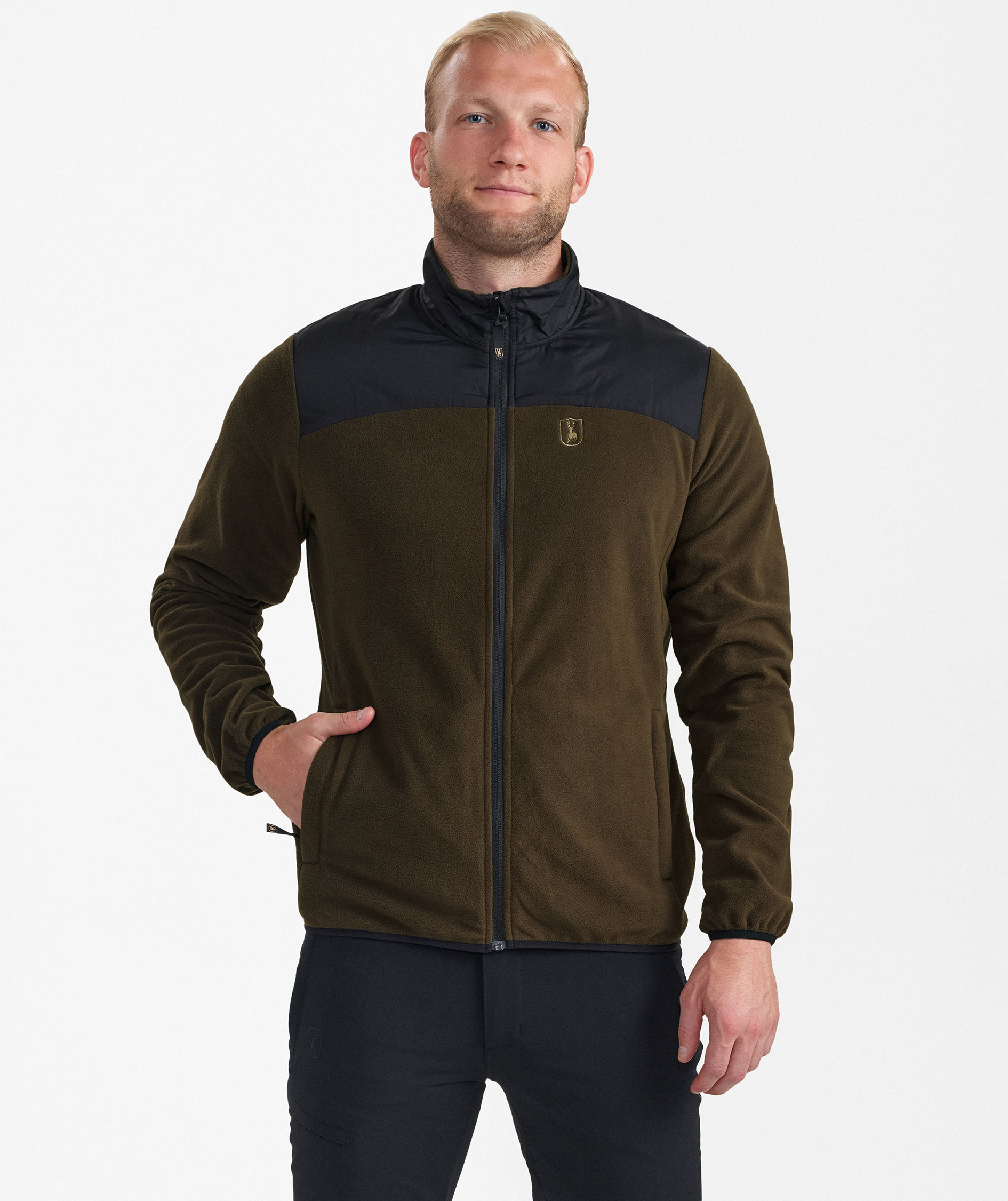 Deerhunter Northward fleece sweater, Chestnut Brown, large image number 3