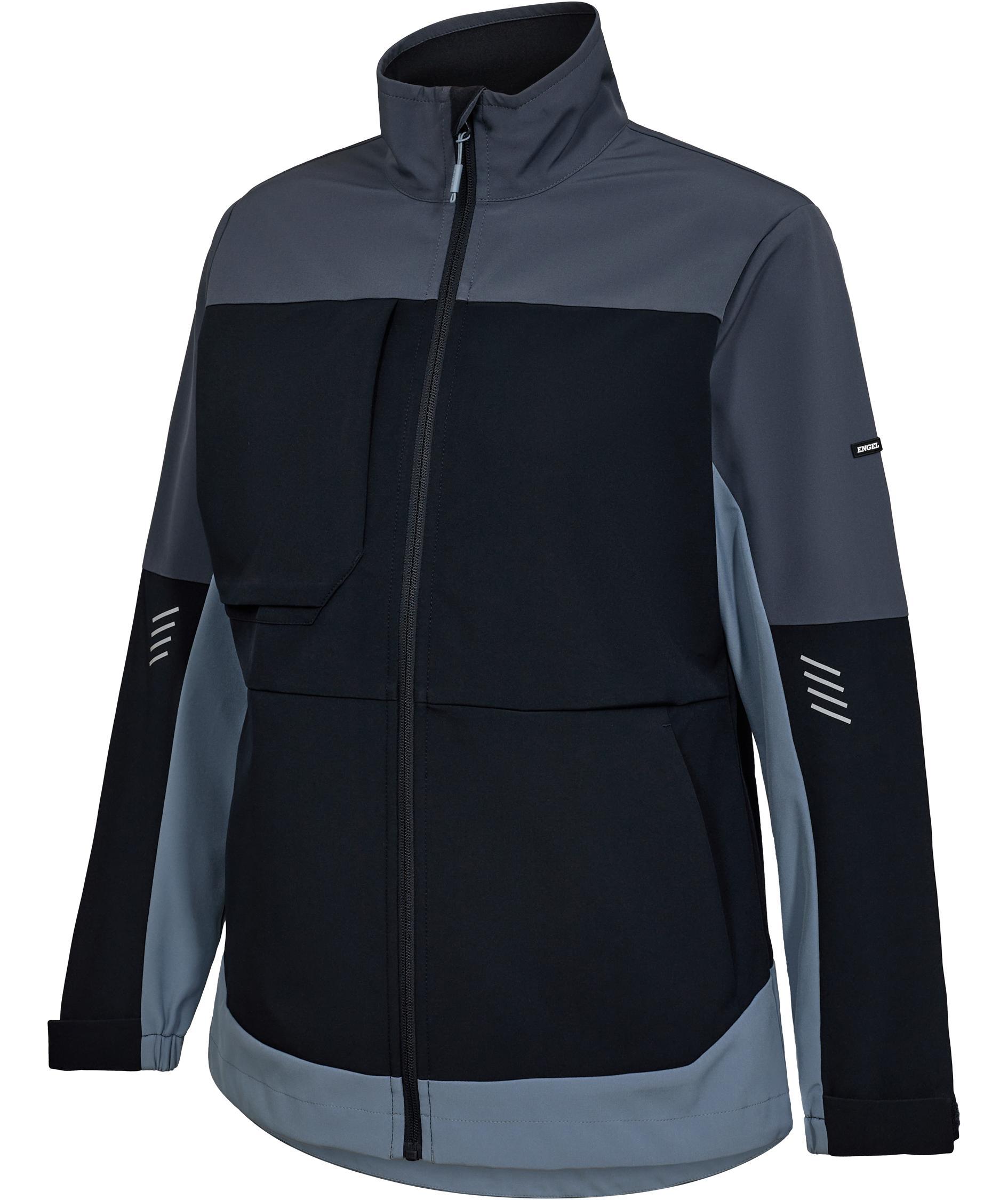 Engel Entire women's softshell jacket, Deep Blue/Dark Sea, large image number 5