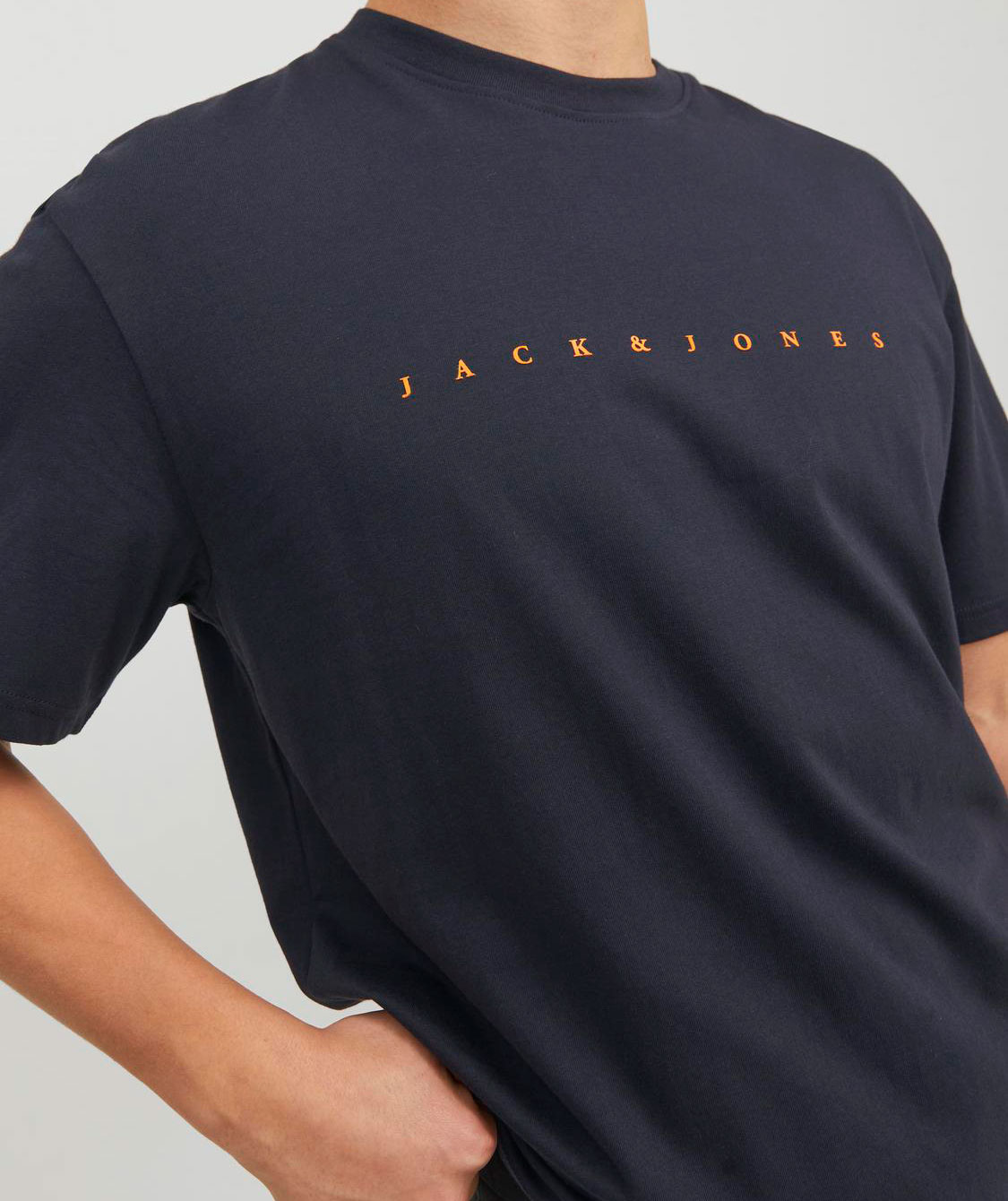 Jack & Jones JJESTAR T-shirt, Dark navy, large image number 3