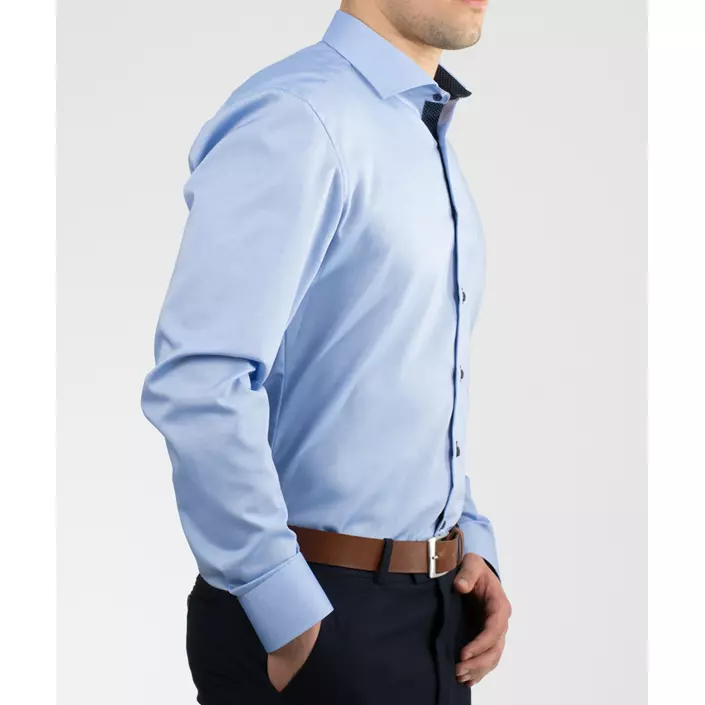 Eterna Fein Oxford Slim fit skjorta, Blå, large image number 3