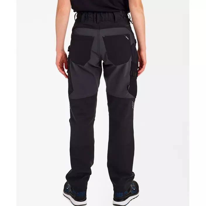 Engel Entire arbetsbyxa full stretch dam, Black/Anthracite Grey, large image number 4