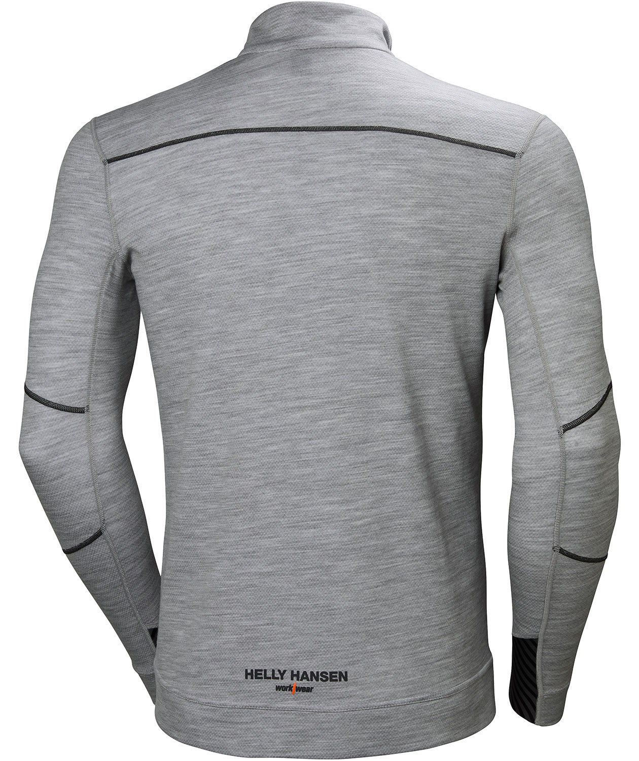 Helly Hansen Lifa Merino half zip undertr&ouml;ja med merinoull, Gr&aring;melerad