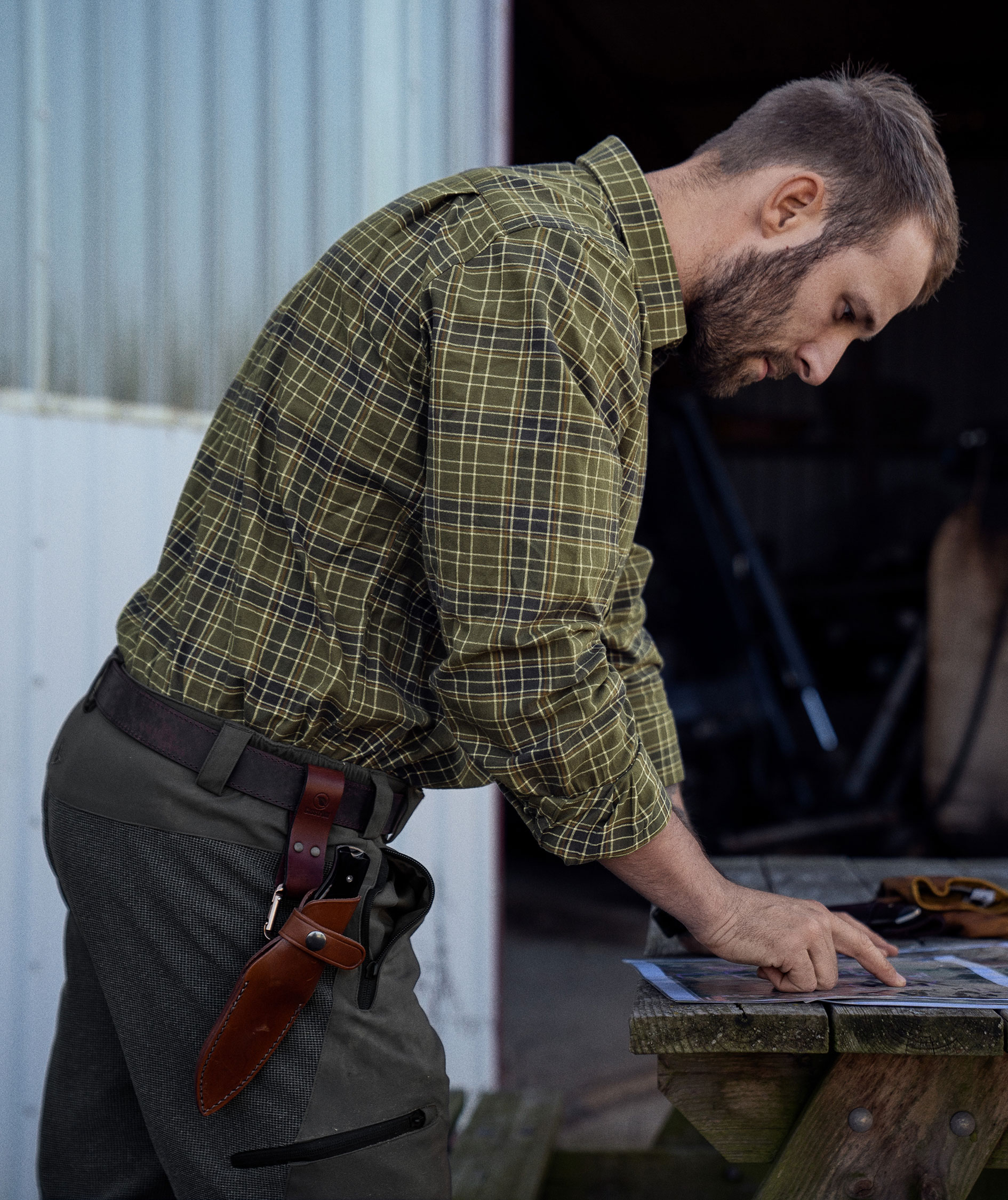 Seeland Highseat skogsarbetare skjorta, Burnt Olive, large image number 3