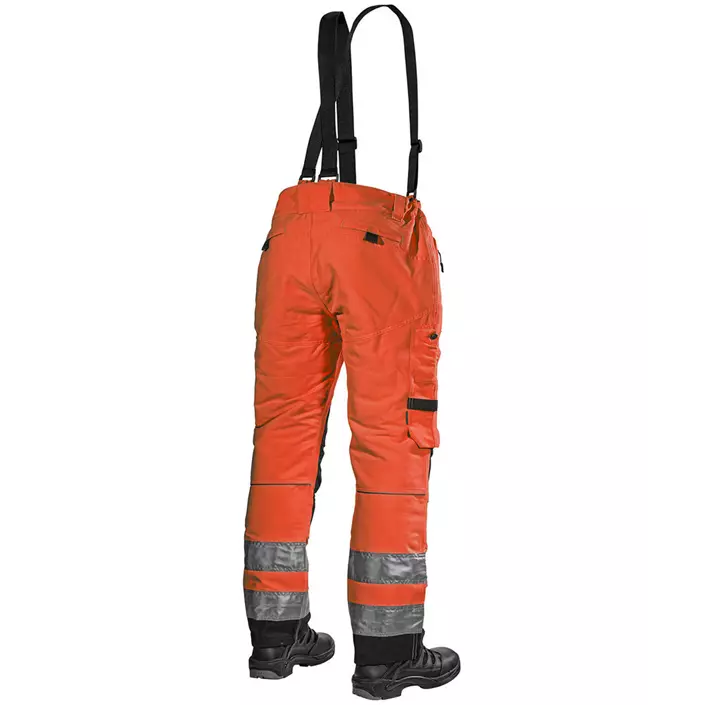 L.Brador work trousers 165PB, Hi-Vis Orange/Black, large image number 1