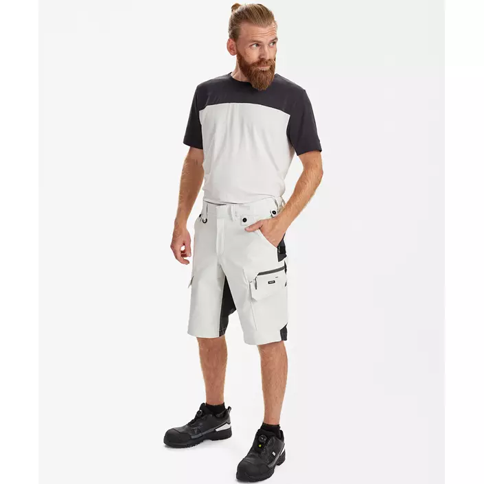 Engel Entire shorts full stretch, Bone White/Anthracite Grey, large image number 2