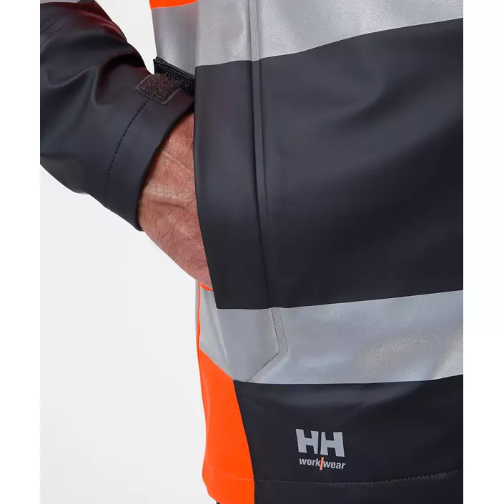 Helly Hansen Alna 2.0 rain jacket, Hi-vis Orange/Ebony, large image number 7