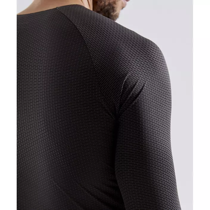 Craft PRO Dry Nanoweight langærmet T-shirt, Black, large image number 5