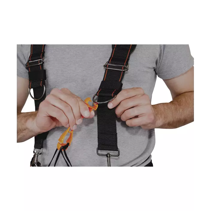 Ergodyne Arsenal 5560 tool belt suspenders, Black, Black, large image number 3