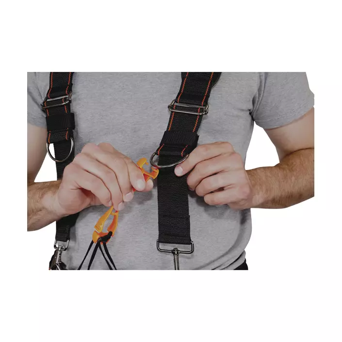 Ergodyne Arsenal 5560 tool belt suspenders, Black, Black, large image number 3