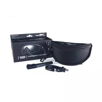 Wiley X Saber Advanced sikkerhedsbriller, Transparent/Grå/Rust