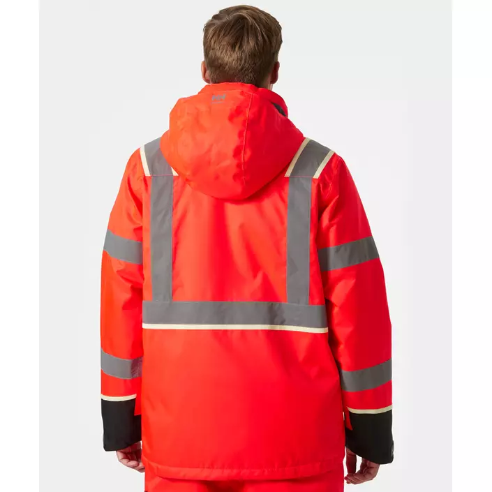 Helly Hansen UC-ME winter jacket, Hi-Vis Red, large image number 3