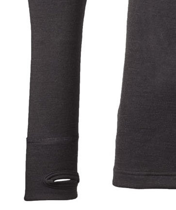 Xplor Misty baselayer sweater with merino wool, Black, large image number 2