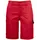 ProJob women's work shorts 2529, Red, Red, swatch