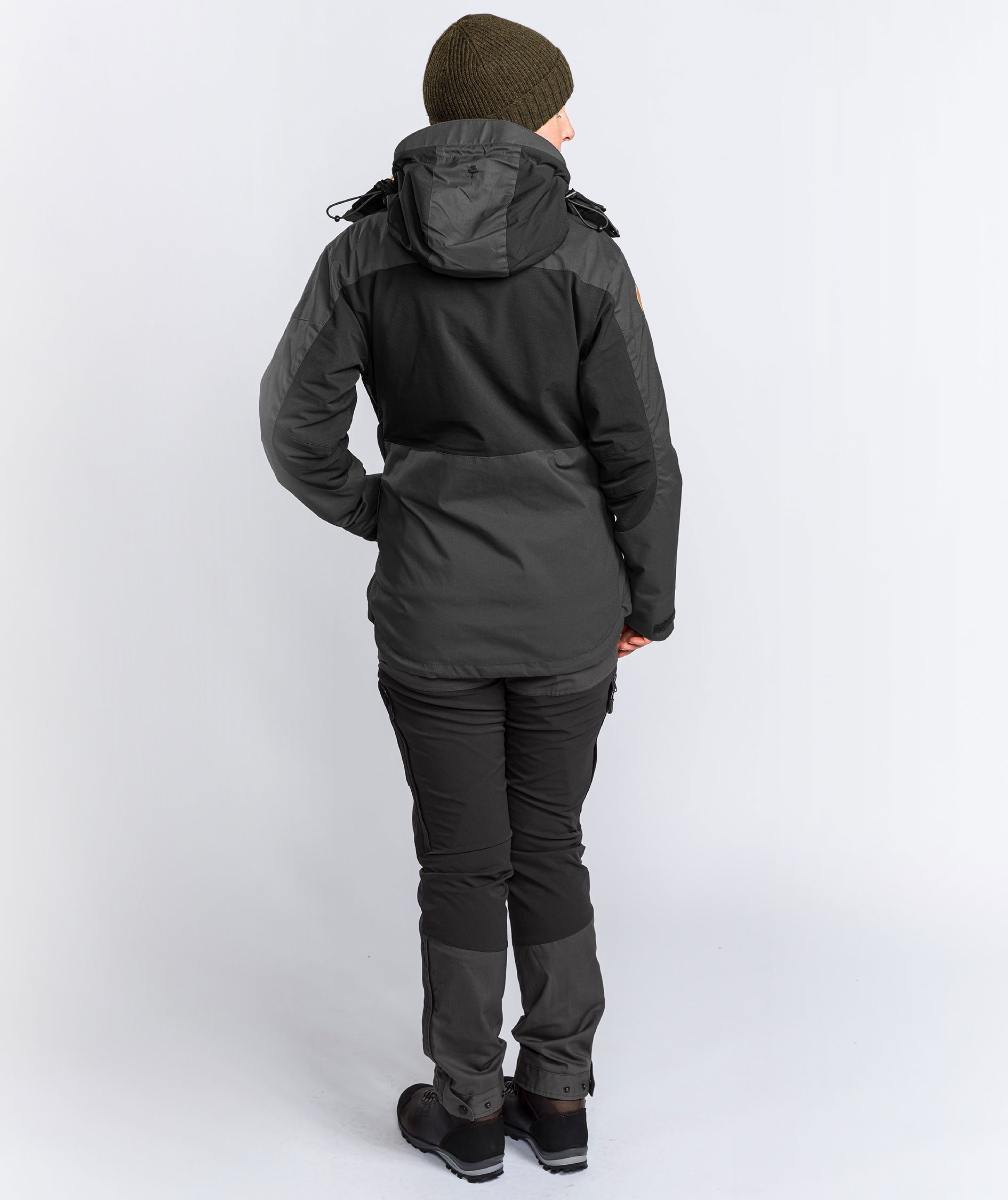 Pinewood&nbsp;Finnveden Hybrid Extreme damebukser, Black/Dark Anthracite, large image number 4