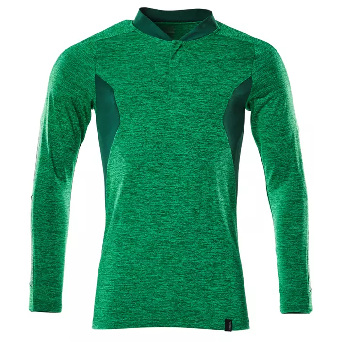 Mascot Accelerate Coolmax langermet polo T-skjorte, Gress grønt/grønn, large image number 0