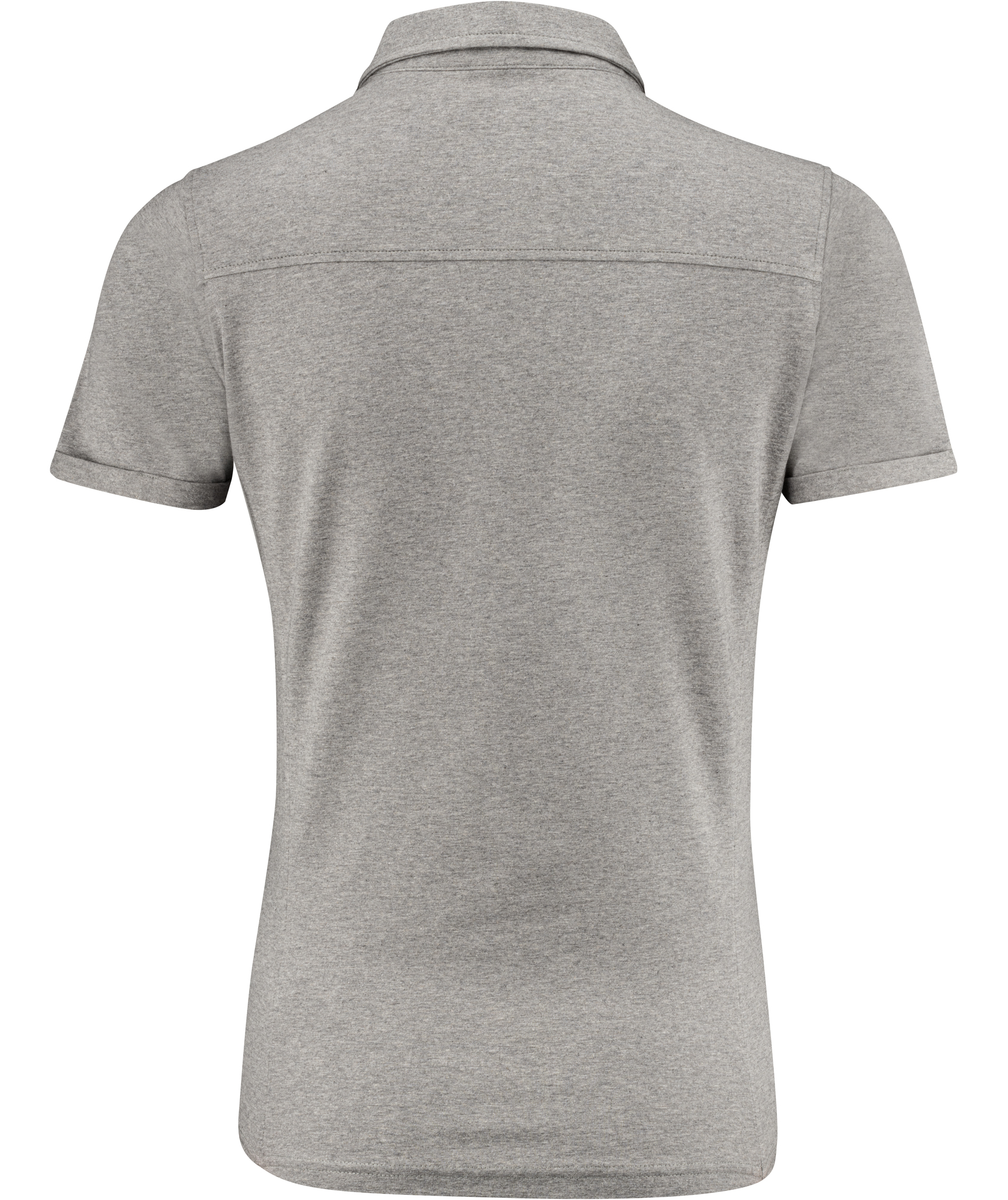 J. Harvest Sportswear American women's polo shirt, Grey melange, large image number 1