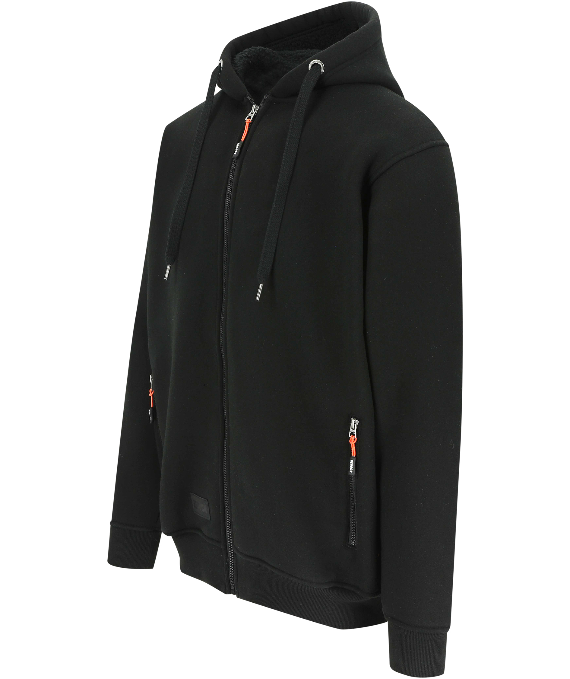HEROCK Otis hoodie with zipper, Black, large image number 3