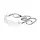 OX-ON sikkerhedsbrille med styrke +2.5, Transparent, Transparent, swatch