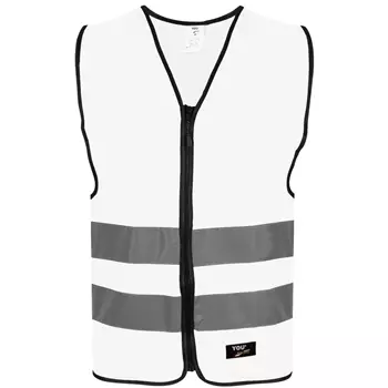YOU Flen reflective safety vest, White