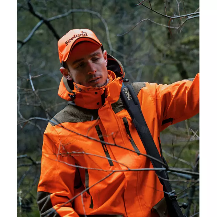 Seeland Venture Rover jacket, Hi-Vis Orange/Pine Green, large image number 11