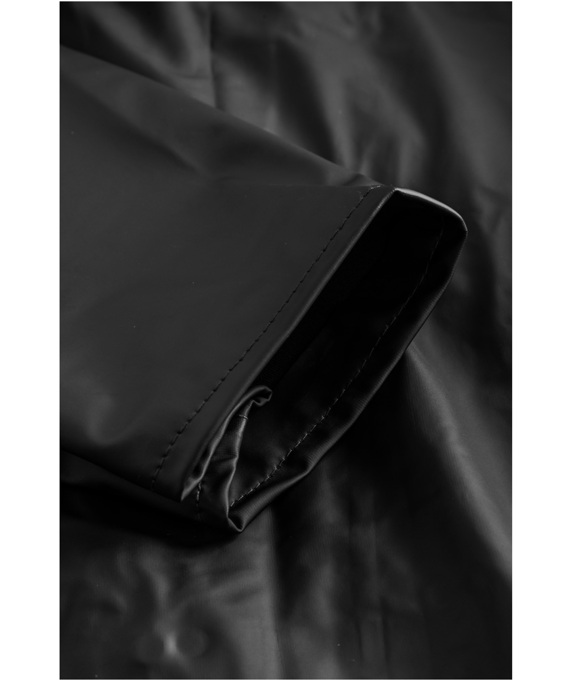 Lyngs&oslash;e PU regnjakke, Sort, large image number 3