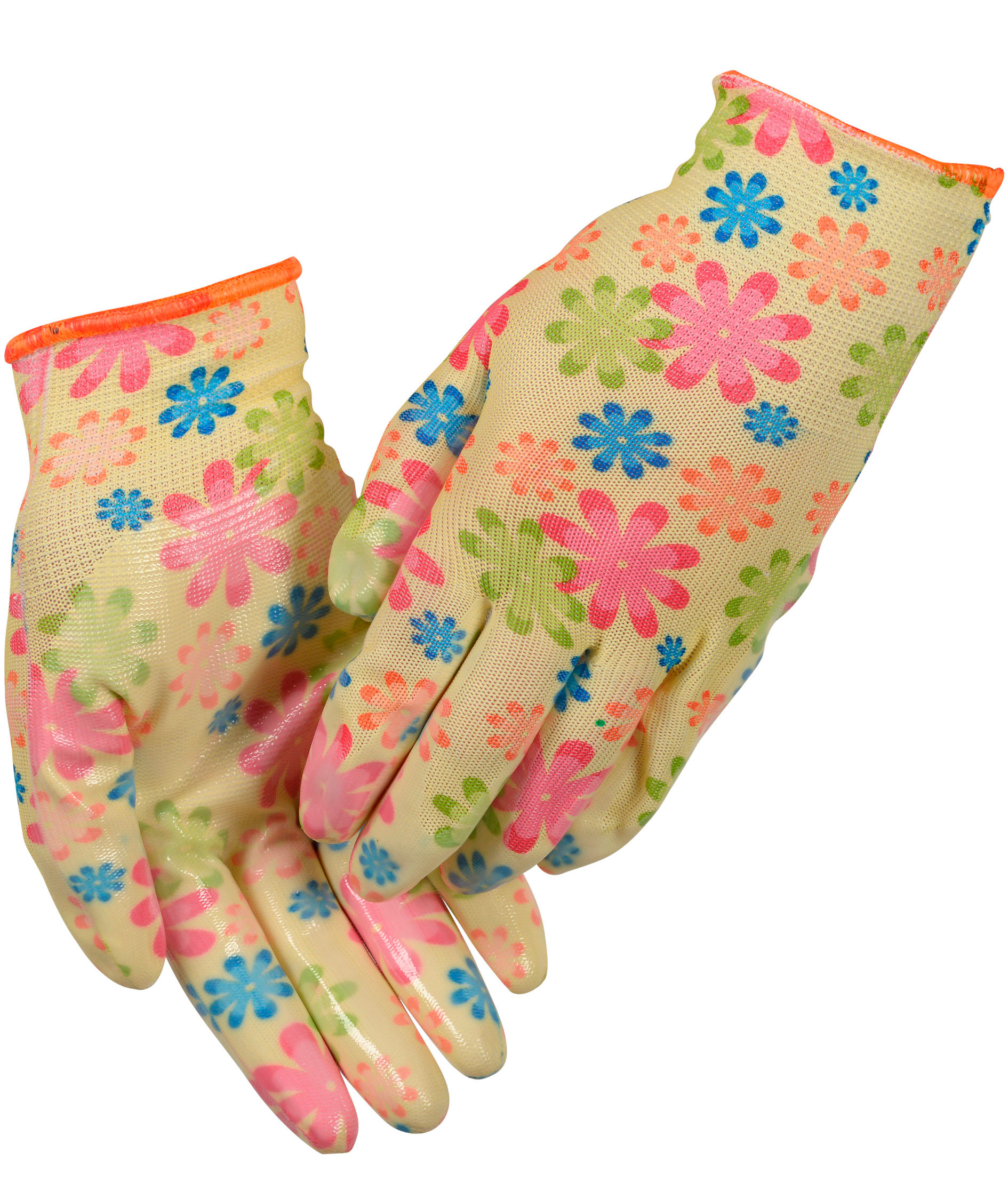 OX-ON Garden Basic 5004 work gloves, Pink/green, large image number 2