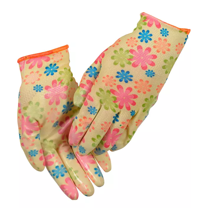 OX-ON Garden Basic 5004 work gloves, Pink/green, large image number 2