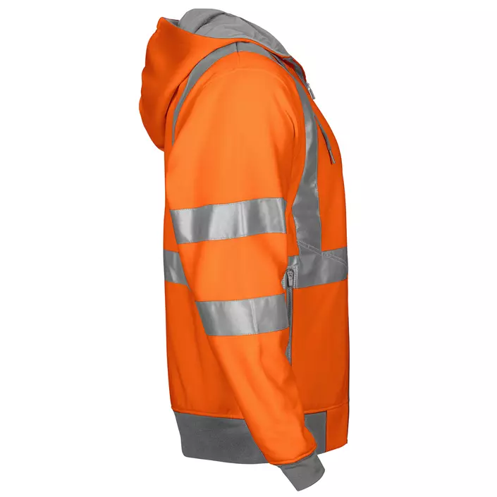 ProJob hoodie 6104, Orange/Grey, large image number 3