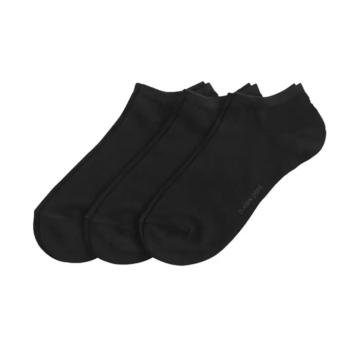 Björn Borg 3-pack ankle socks, Black, large image number 0