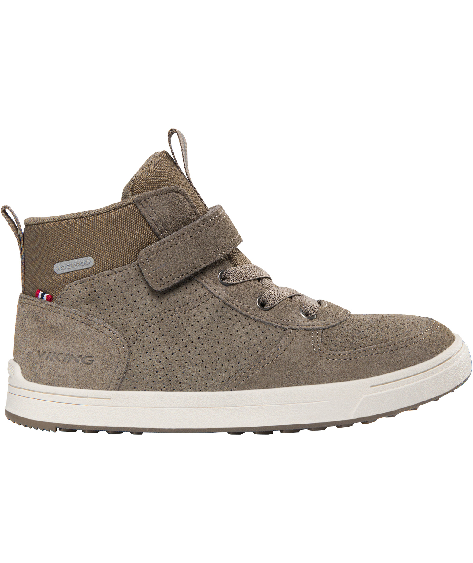 Viking Samuel Mid WP JR sneakers til barn, Granite
