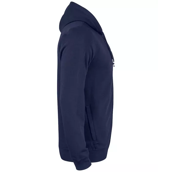 Clique Premium OC hoodie med blixtlås, Mörk Marinblå, large image number 2