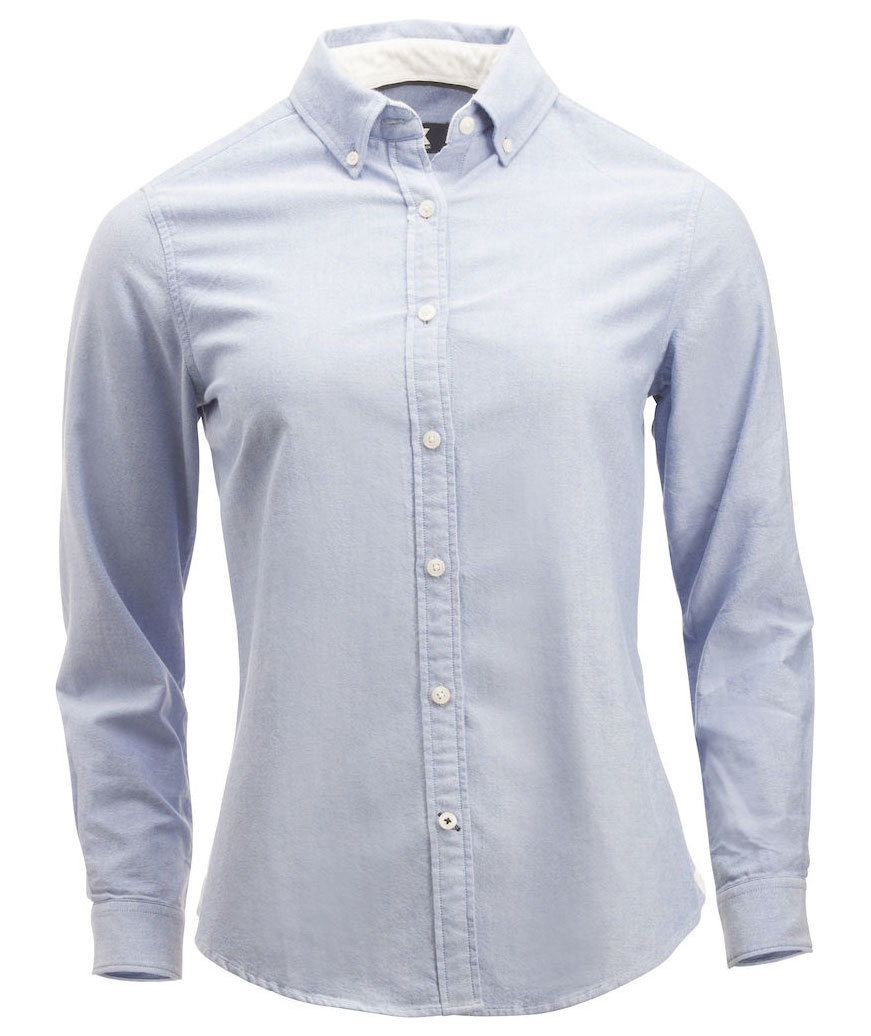 Cutter & Buck Belfair Oxford Modern fit women's shirt, French Blue