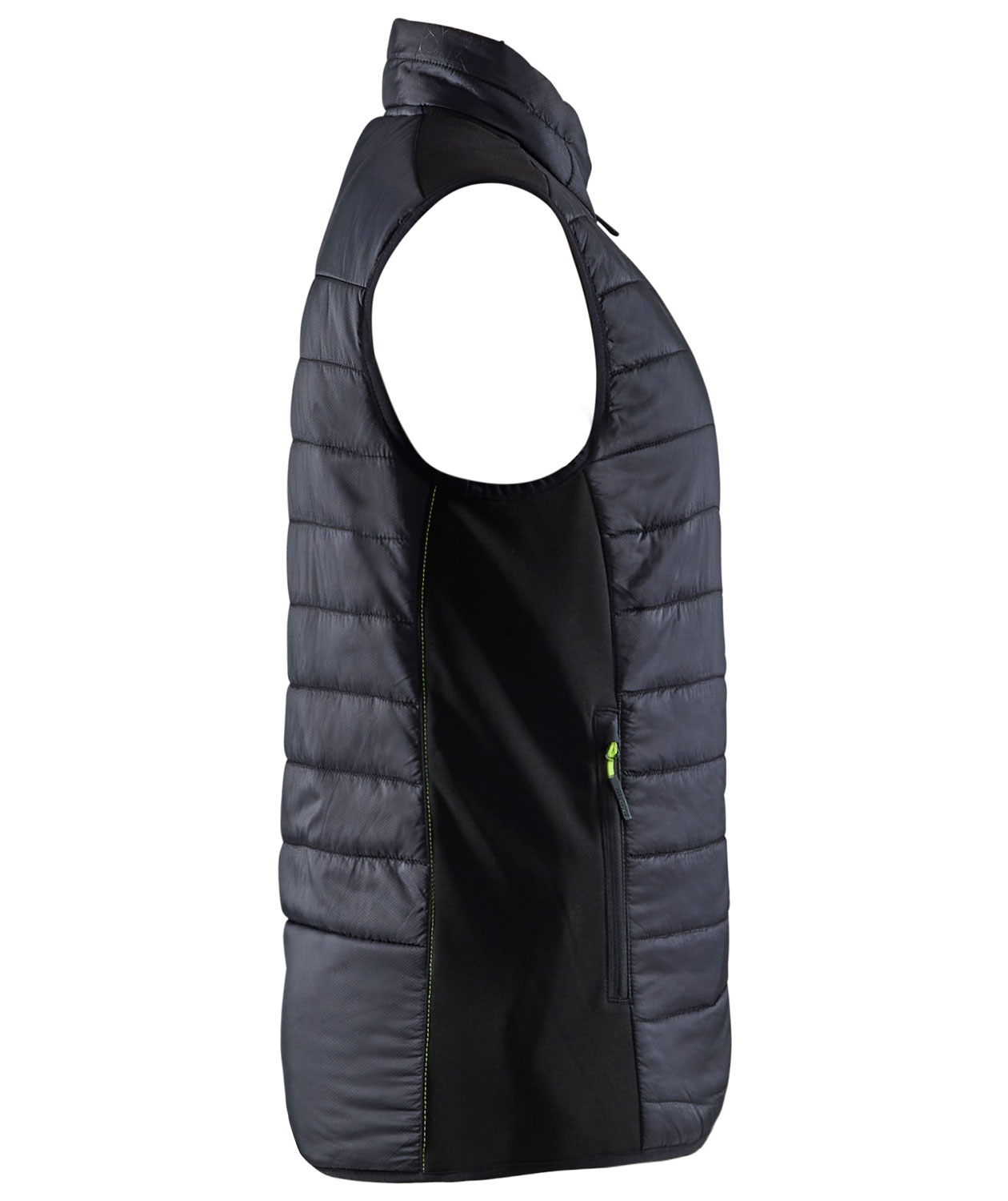 Bl&aring;kl&auml;der Damen Steppweste, Schwarz/Hi-Vis Gelb, Schwarz/Hi-Vis Gelb, large image number 2