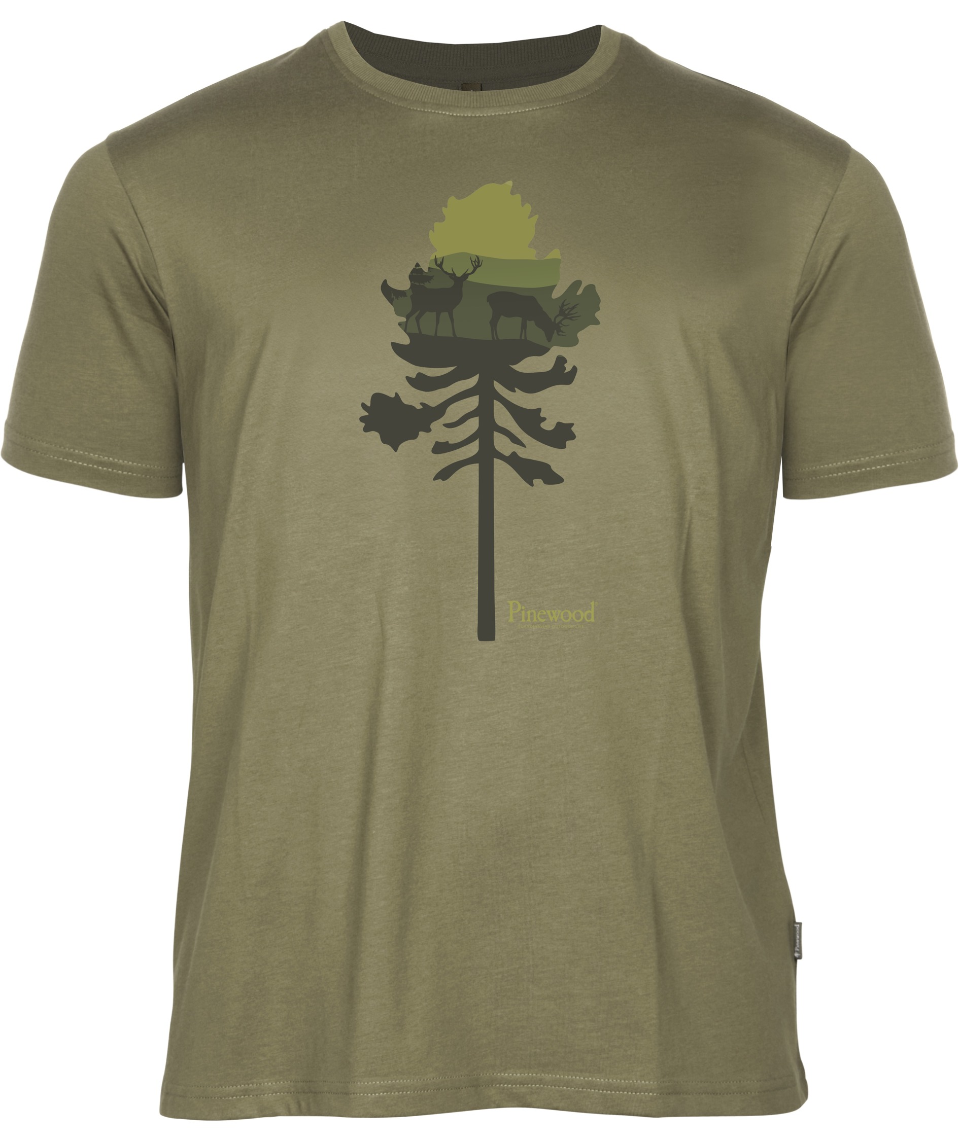 Olive Melange Pine Tree