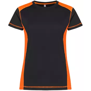 Clique Ambition-T Damen T-Shirt, Visibility Orange