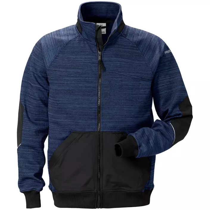 Fristads Gen Y sweat jacket 7052, Marine Blue/Black, large image number 0