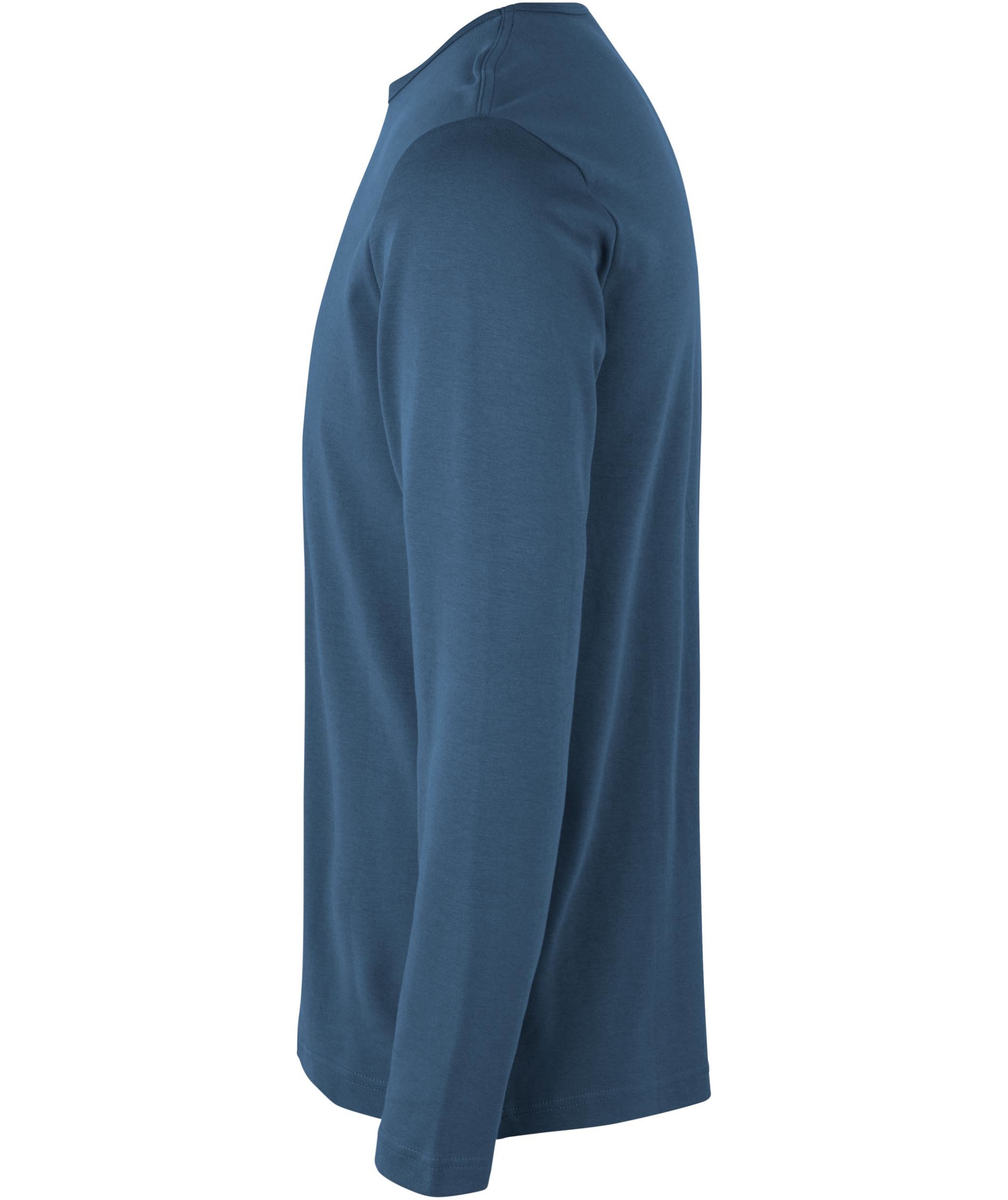 ID Interlock lang&auml;rmeliges T-Shirt, Indigoblau, large image number 2