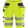 Fristads Green craftsman shorts 2646 GSTP, Hi-Vis yellow/marine, Hi-Vis yellow/marine, swatch