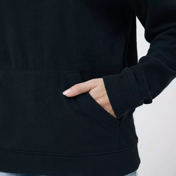 Iqoniq Trivor mikrofleece hættetrøje, Sort, large image number 6