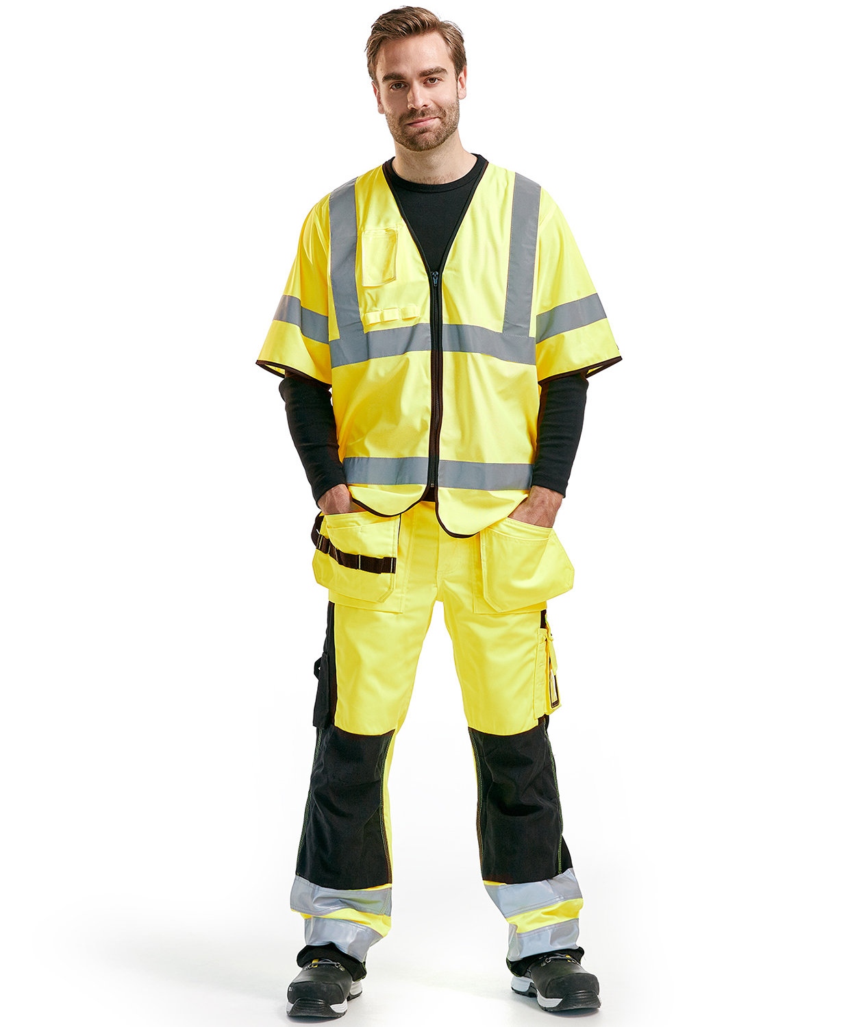 Bl&aring;kl&auml;der vest, Hi-Vis Yellow