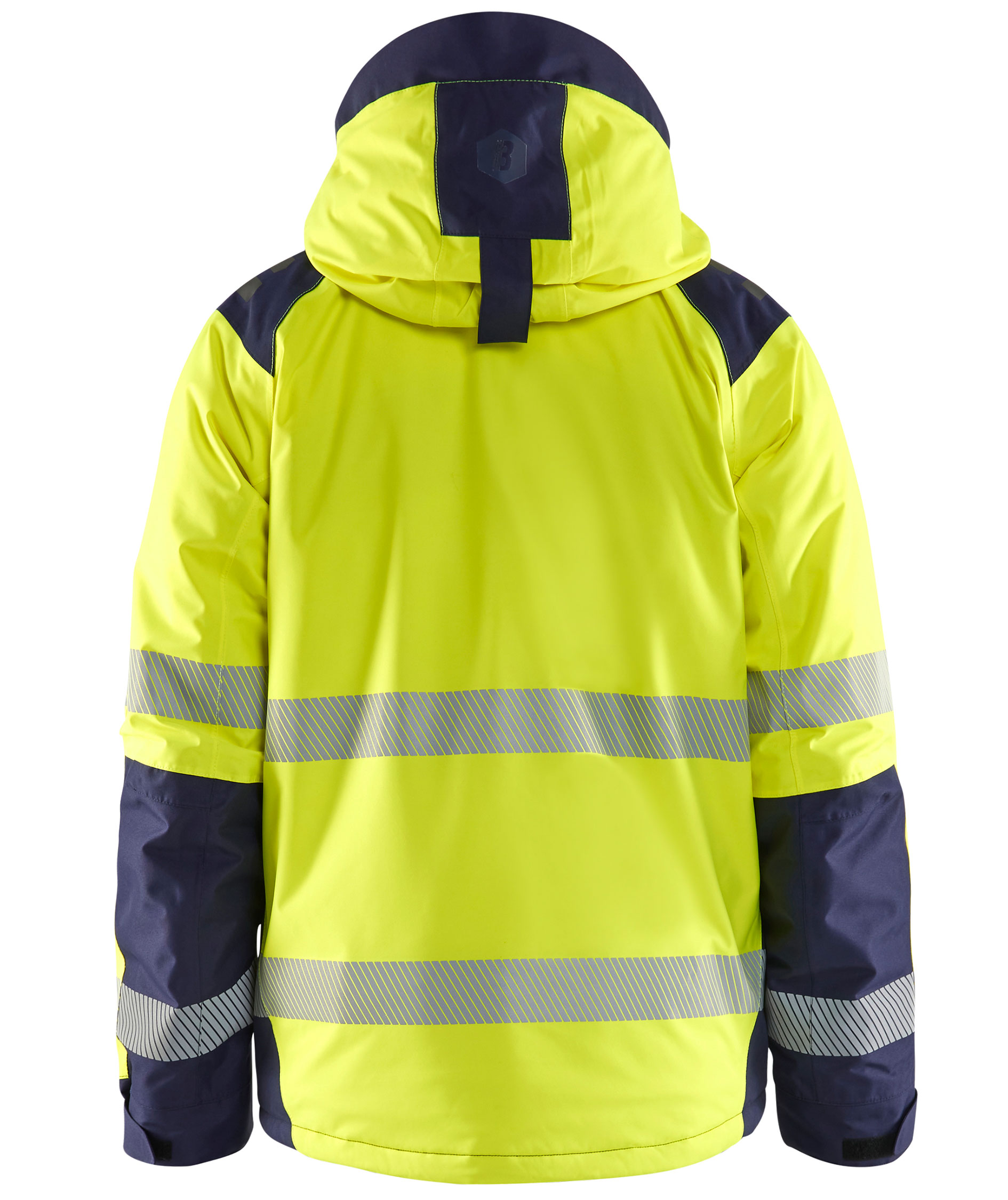 Bl&aring;kl&auml;der winter jacket, Hi-Vis yellow/marine, large image number 1