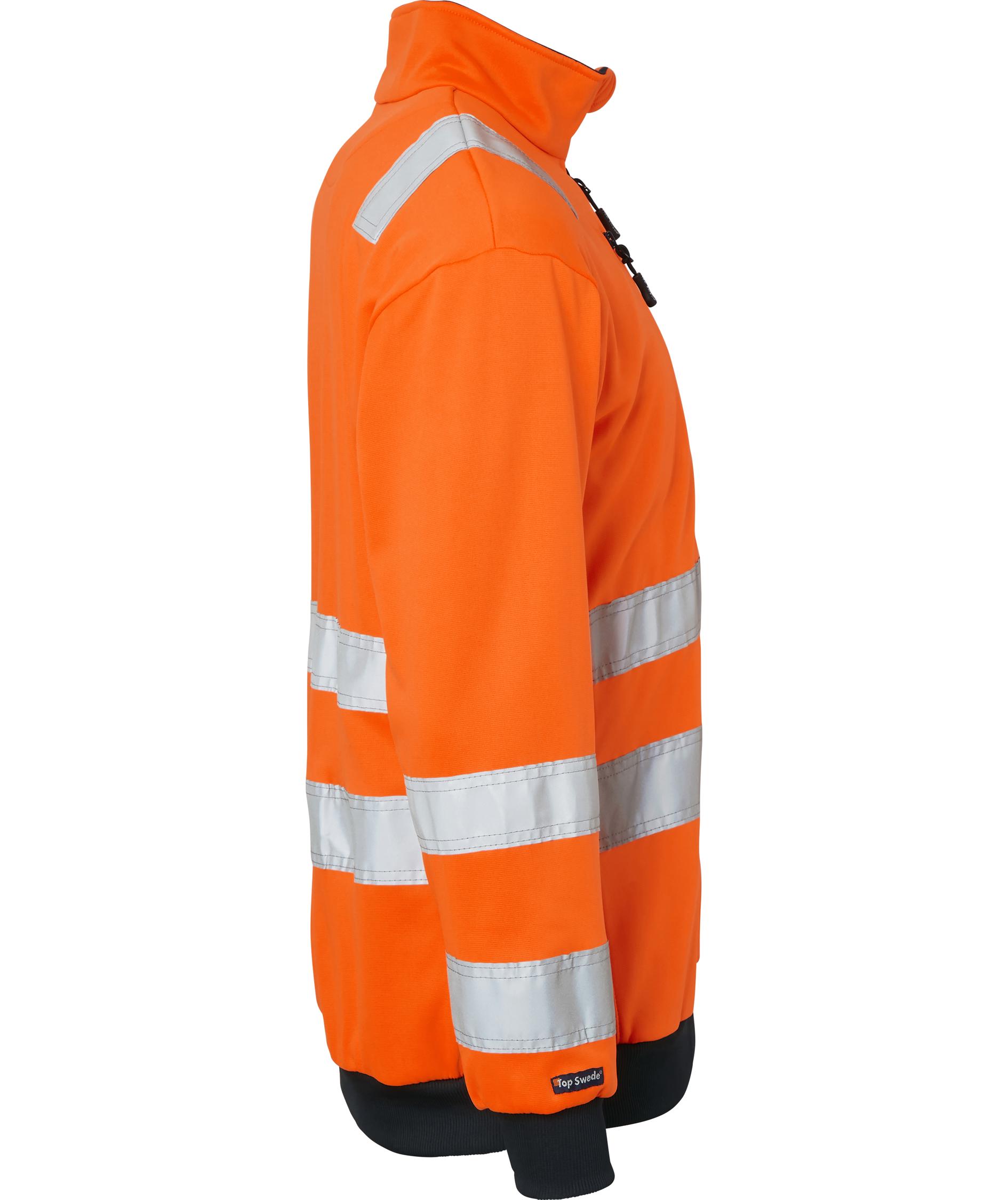 Top Swede Sweatshirt 136, Hi-Vis Orange/Navy, large image number 2
