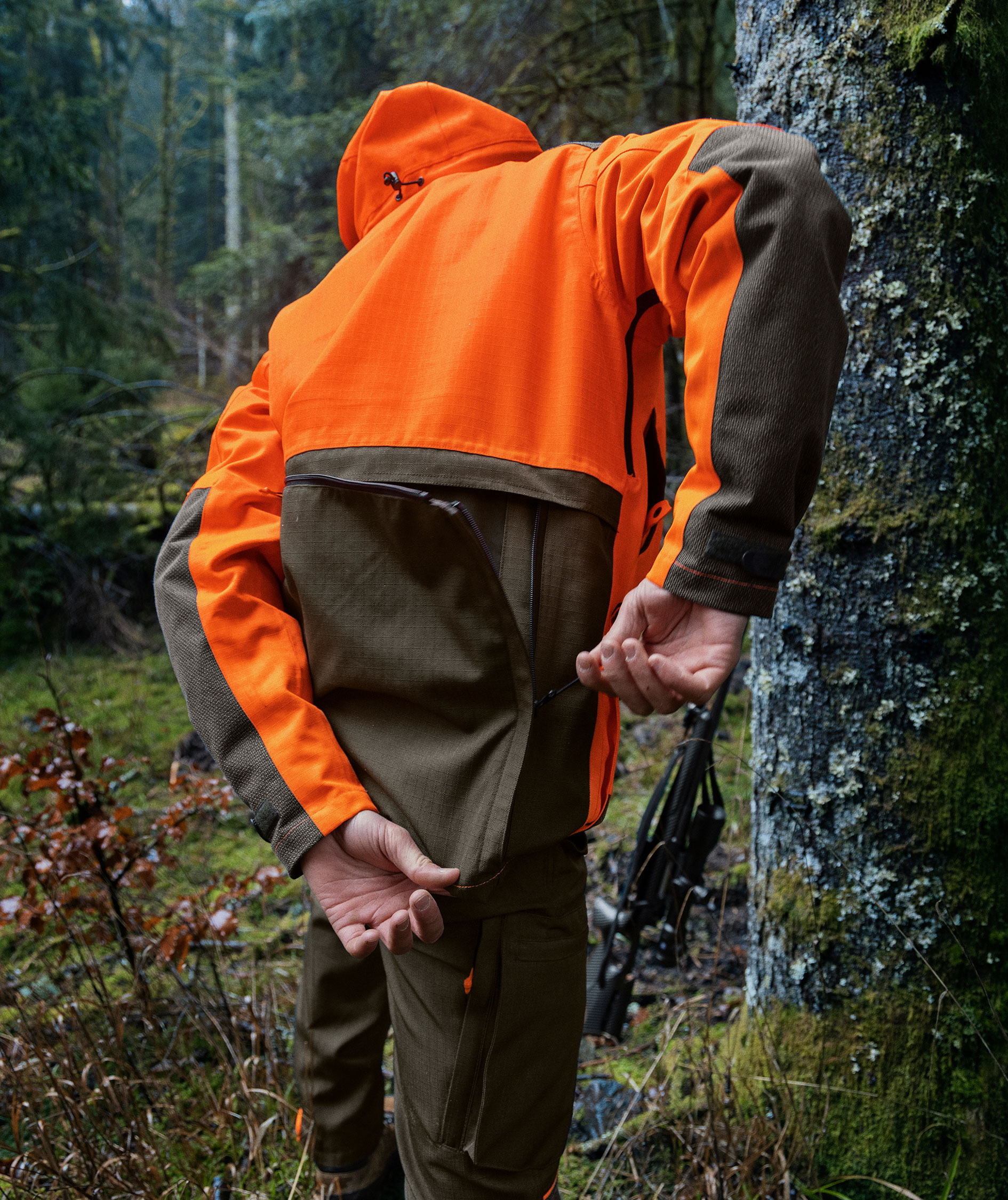 Seeland Venture Rover jacket, Hi-Vis Orange/Pine Green, large image number 5