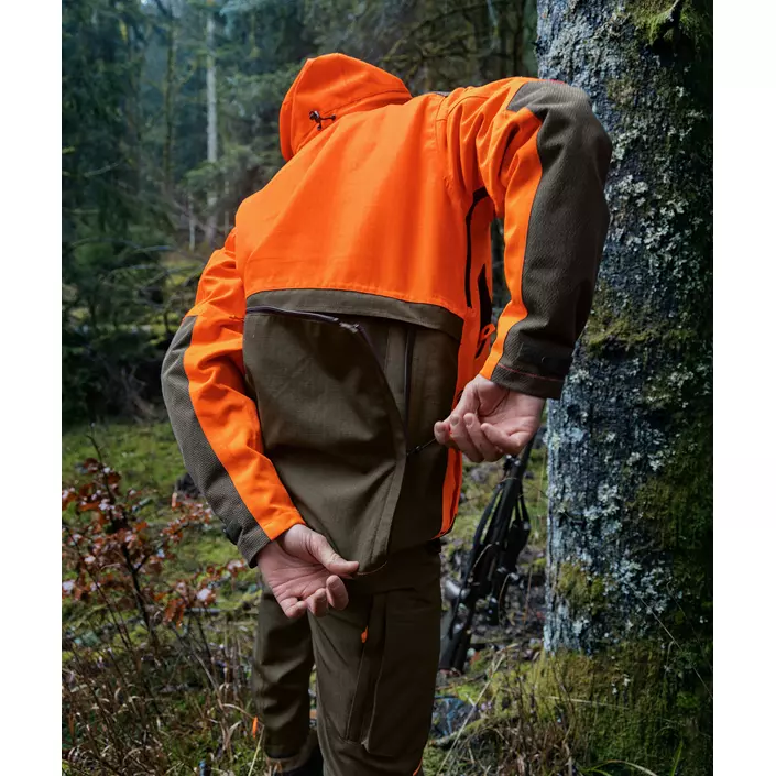 Seeland Venture Rover jacket, Hi-Vis Orange/Pine Green, large image number 5