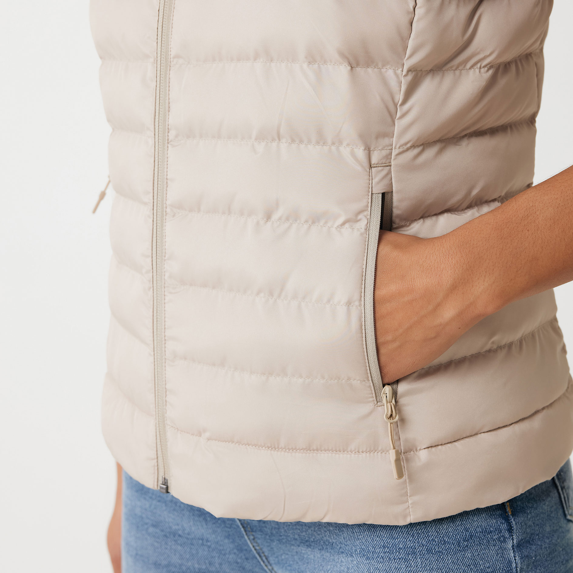 Iqoniq Meru dame vest, Beige, large image number 4