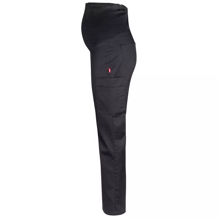 Smila Workwear Nea maternity trousers, Black, large image number 3