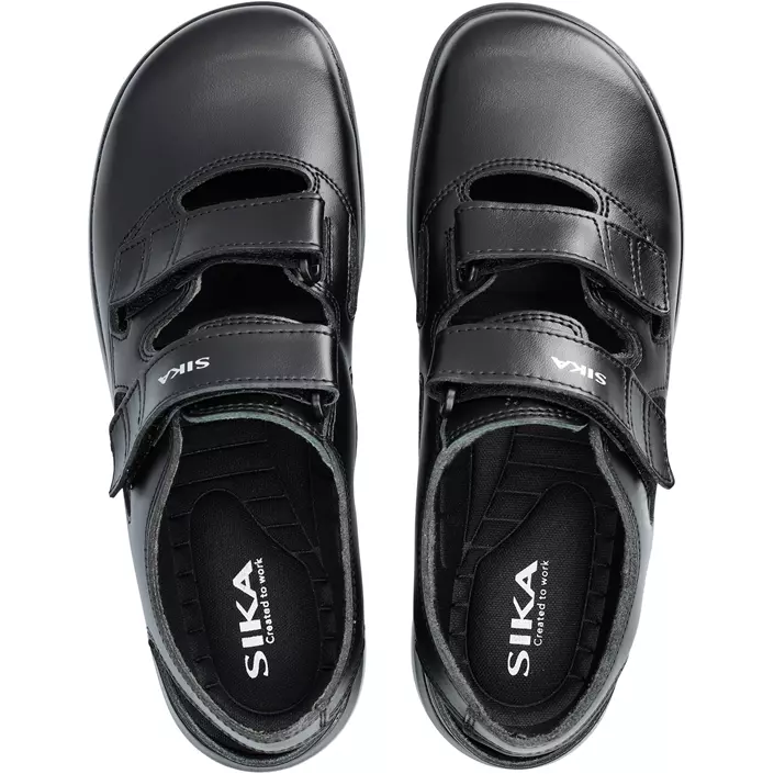 Sika OptimaX work sandals OB, Black, large image number 3