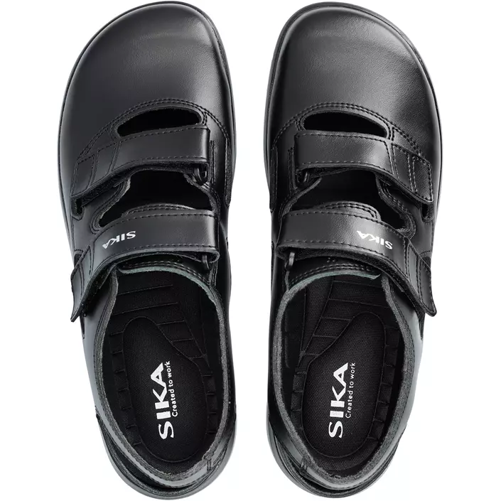 Sika OptimaX work sandals OB, Black, large image number 3