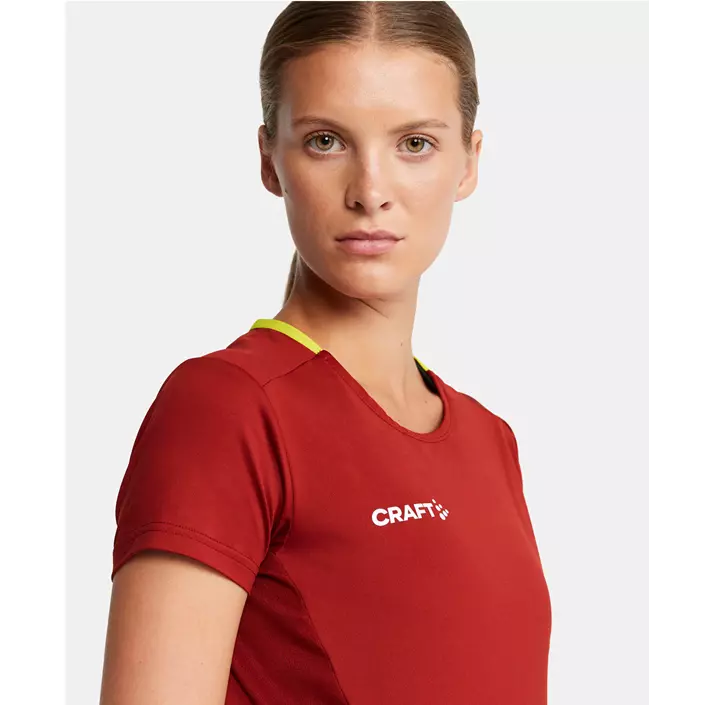 Craft Extend jersey dame T-shirt, Rhubarb, large image number 4